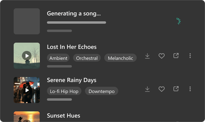 Create background music with AI