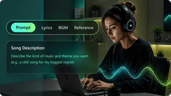 AI Music Generator from Text, Lyrics & More
