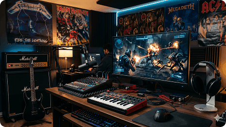 Score Game Moments with Metal Tracks