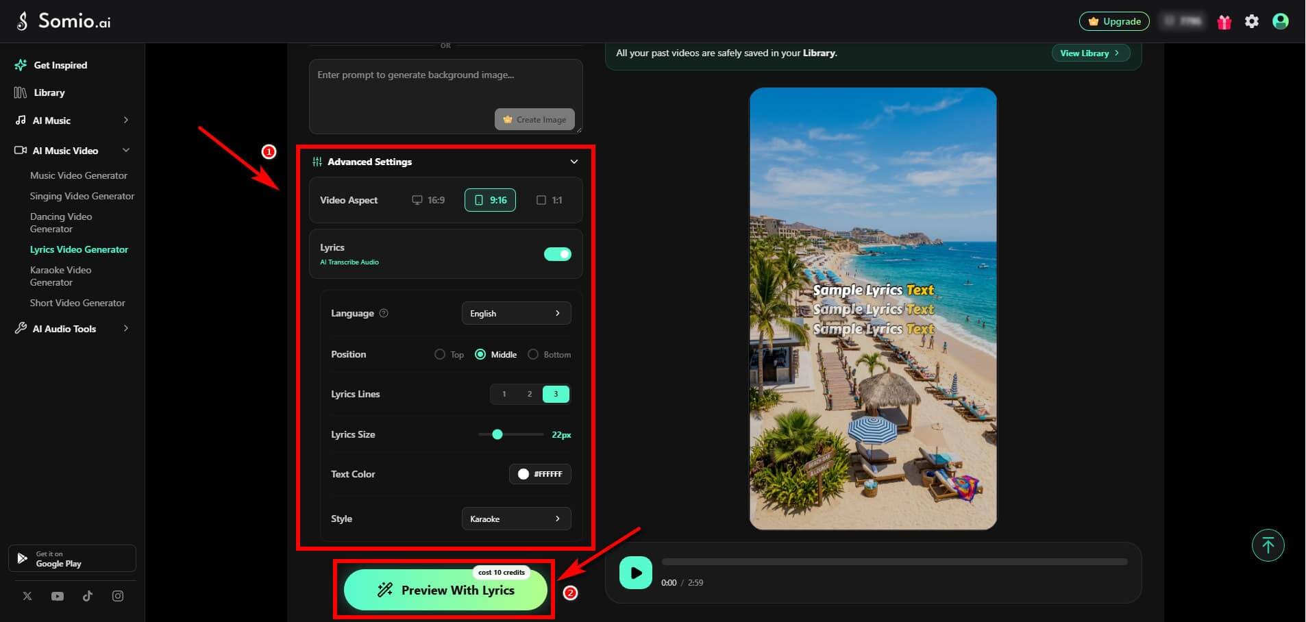 14 Customize Your Video and Lyrics