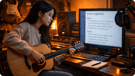 Practice Songwriting with K-Pop Song Generator