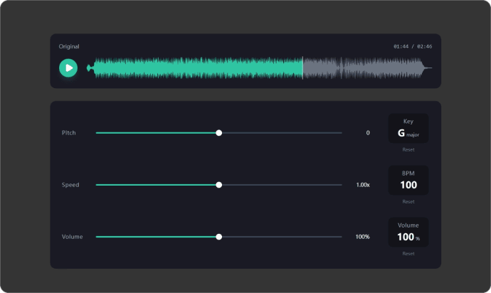 Change Pitch & Download the Result
