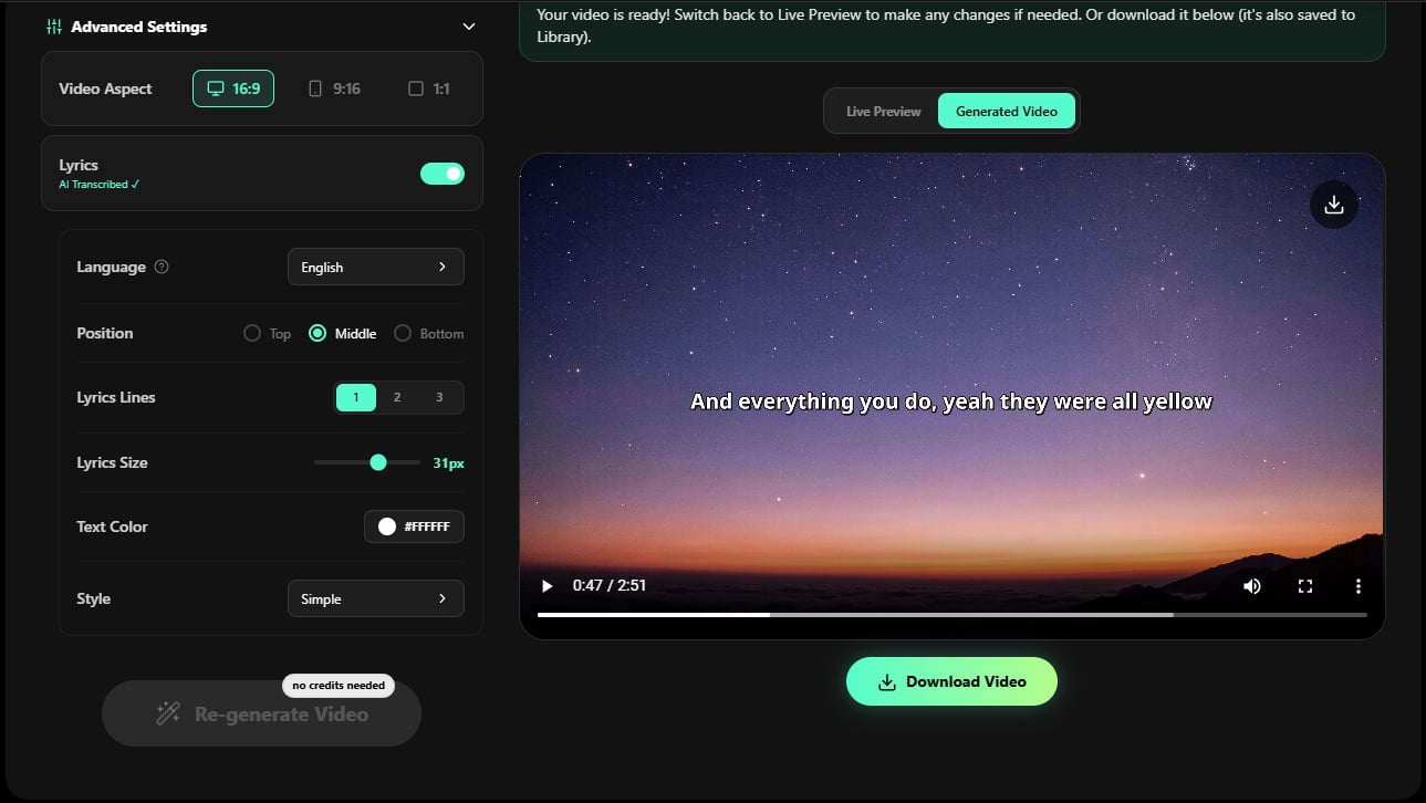 05 Make your own lyric video