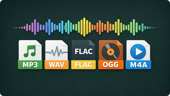 Support Multiple Audio Formats