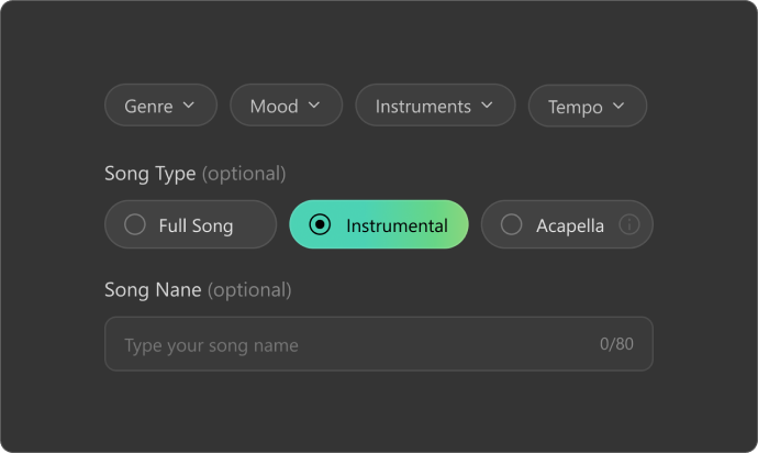 Customize AI Music Styles
