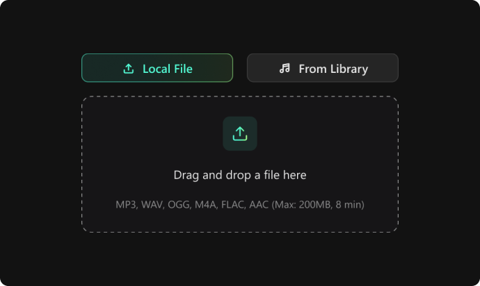 Upload Your Audio File
