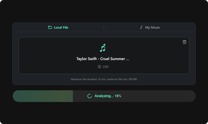 AI analyzes your audio