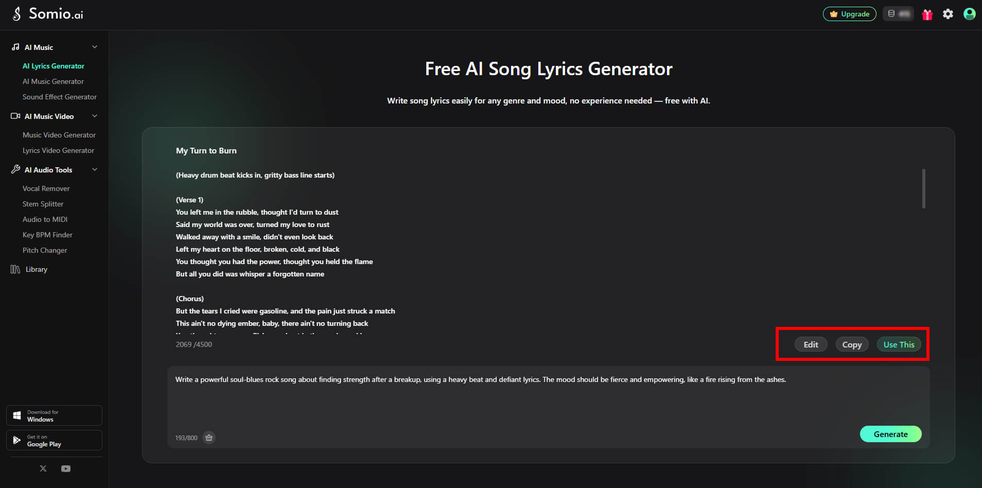 03 Edit, copy, or turn the lyrics to songs