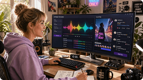Create Music for Social Media Content