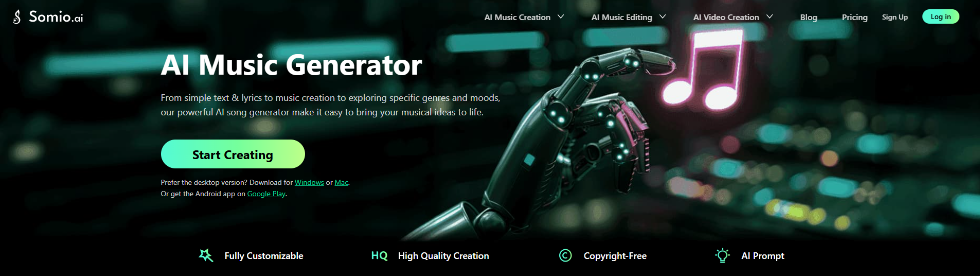 Somio AI Music Generator