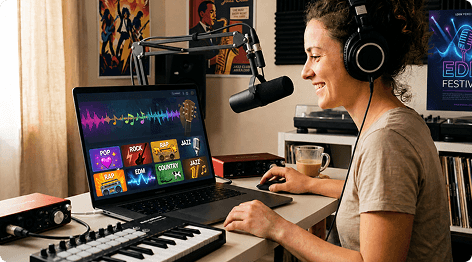 Try Every Genre without Re-Recording