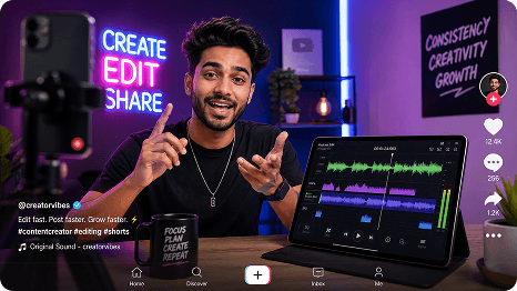 Cut Music for TikTok, YouTube & Instagram