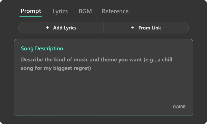 Enter Your Lyrics