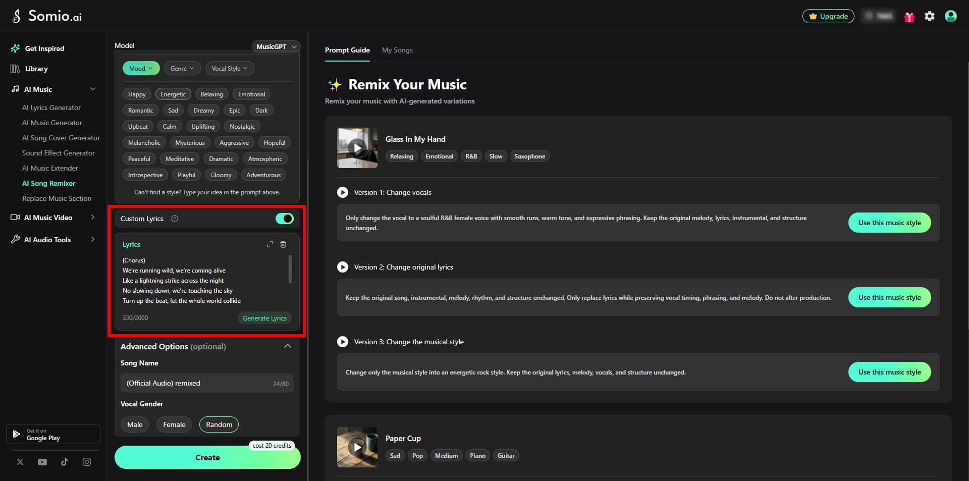 07 Add Custom Lyrics When Needed