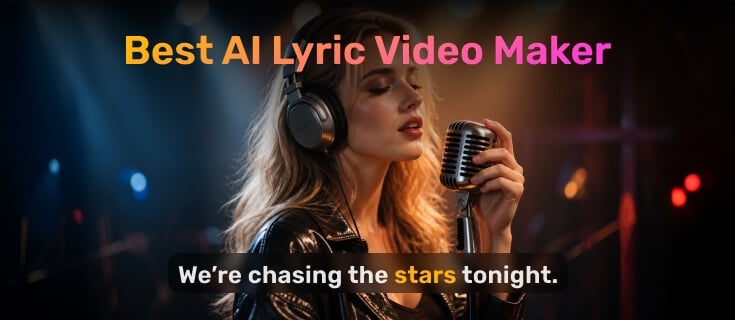 Somio best AI lyric video maker