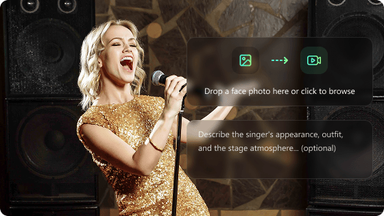 Photo to Singing Video Generation