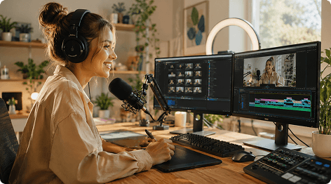Tailored Background Music for Podcasts & Video