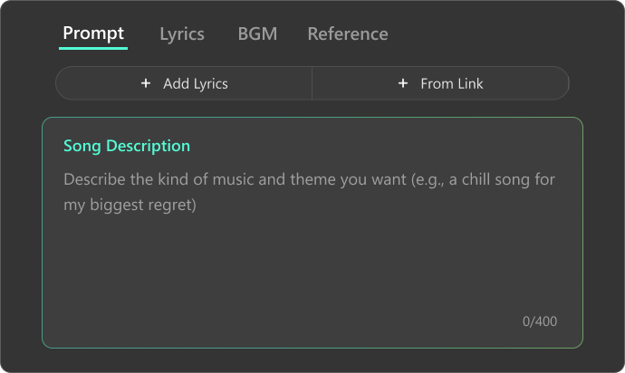 Describe Your Musical Idea
