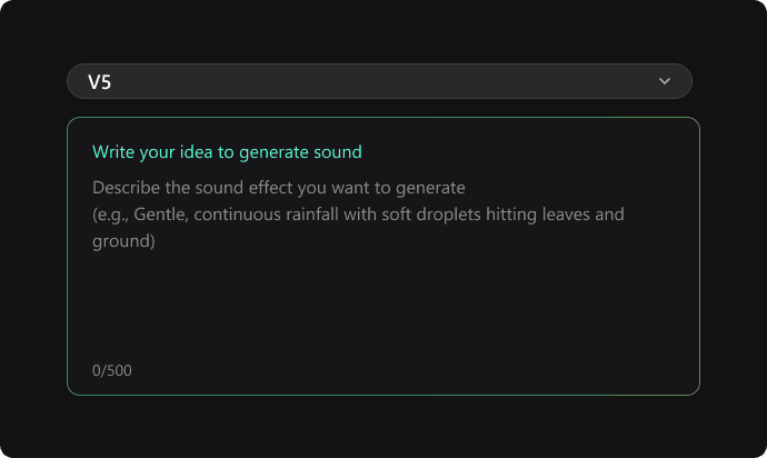Describe Sound Effects