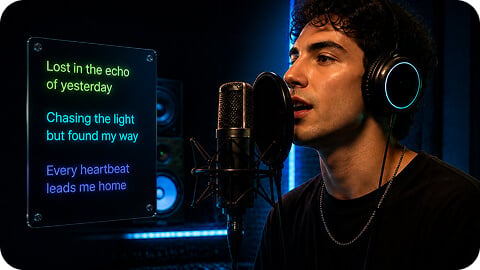 Lyrics Video Generator