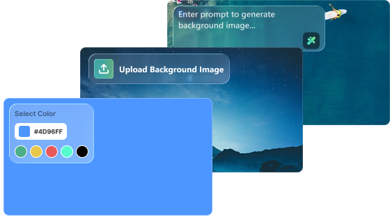 Flexible Karaoke Background Options