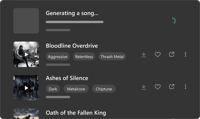 Turn Lyrics into Music