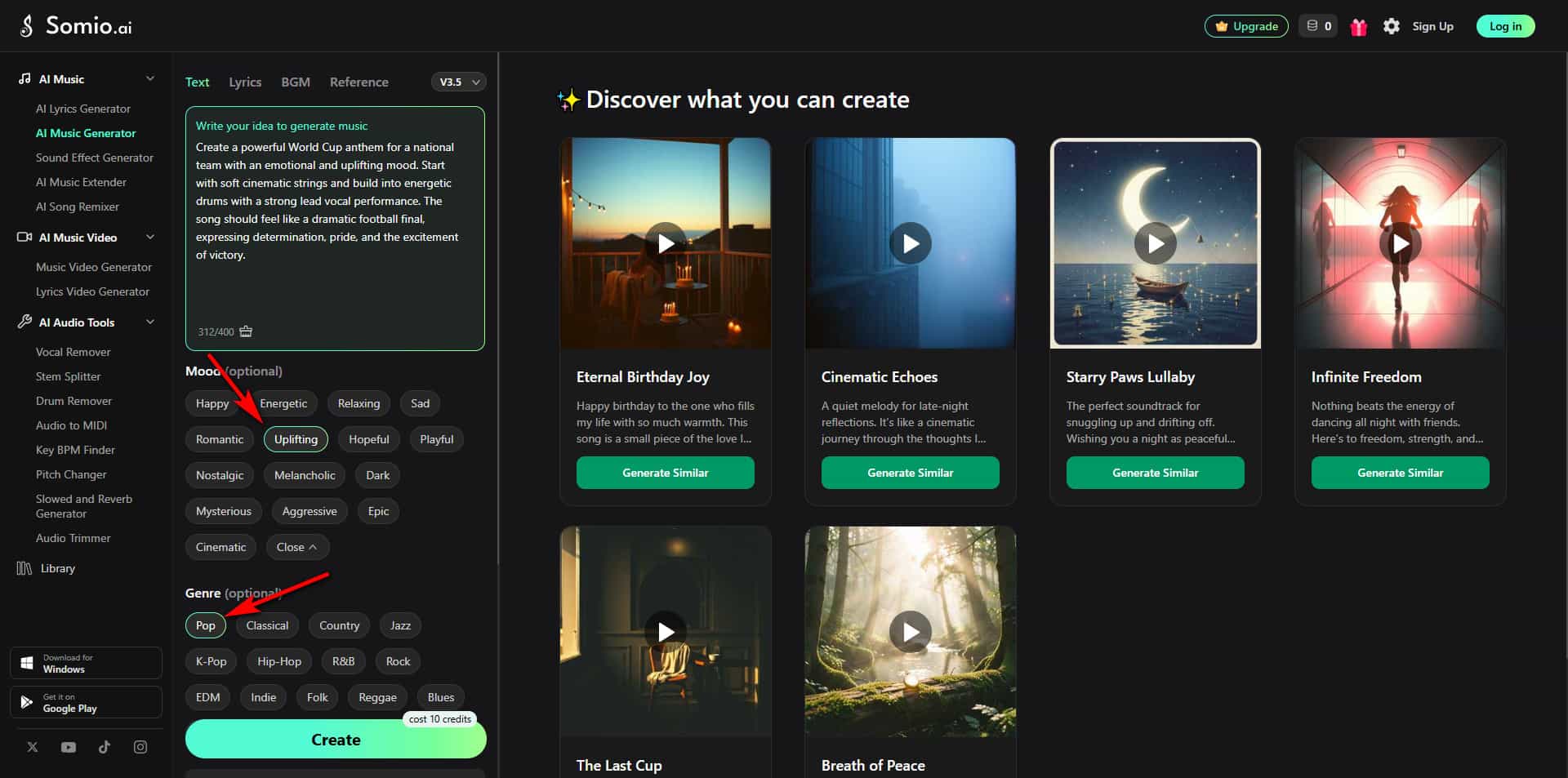 Customize the Music