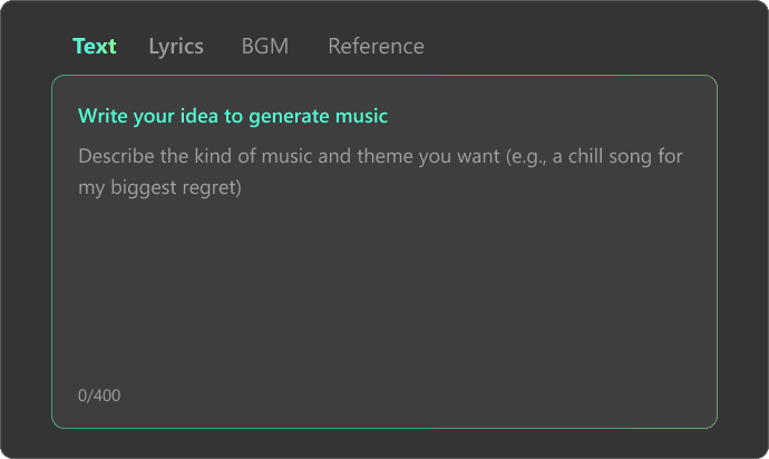 Choose Model and Creation Mode