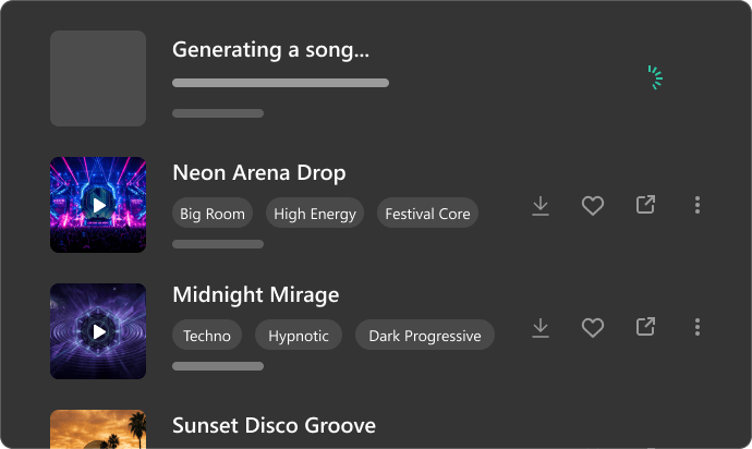 Generate and Download the Beats