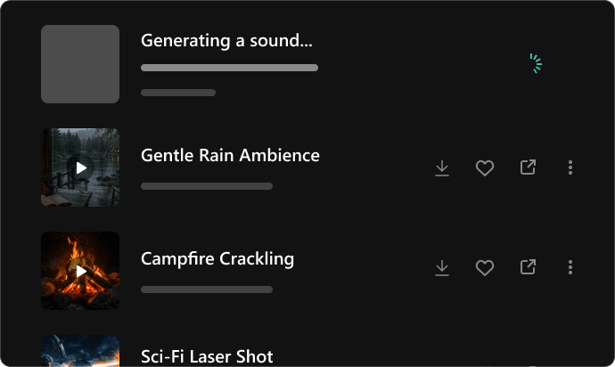 Generate Your Sound Effects