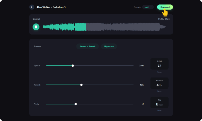 Download and Share Your Edited Audio