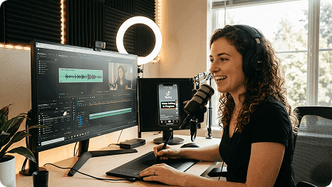 Enhance Videos, Podcasts & Social Media Content