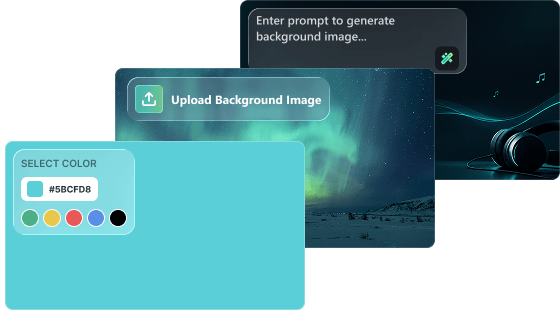 Customize Background for AI Lyrics Video
