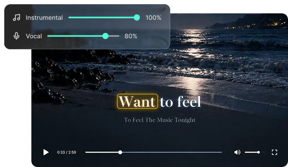 Create Karaoke-Style Lyrics Videos