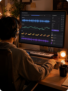 Generate Original Podcast Music