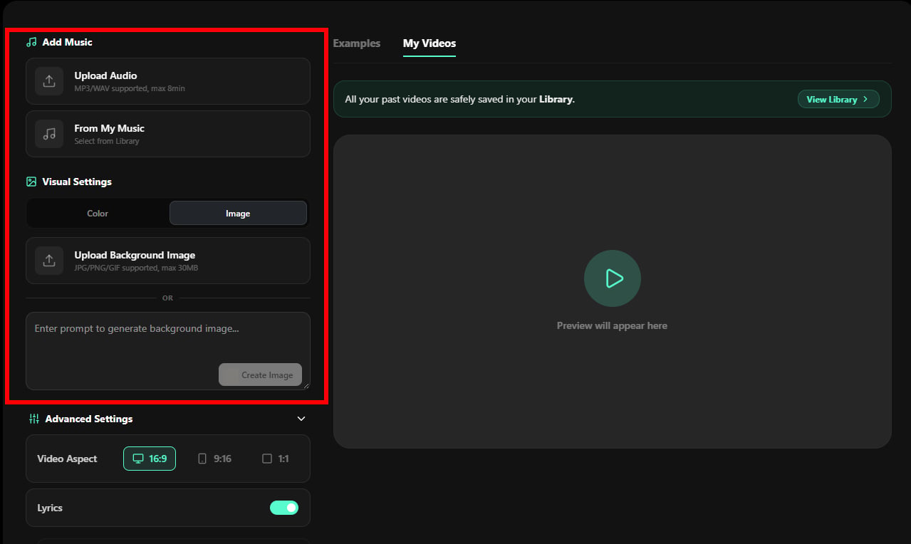 02 Upload your music file