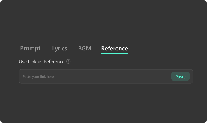 Add a Reference YouTube Track