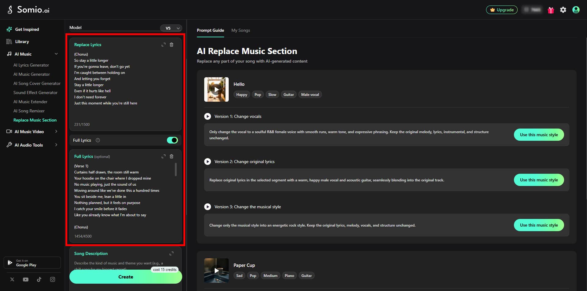 10 Enter the Replacement Lyrics