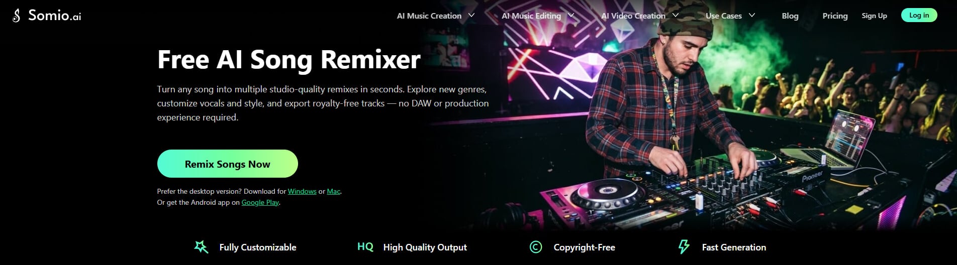 02 Somio AI song remixer